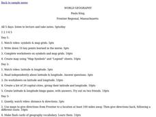 WORLD GEOGRAPHY Lesson Plan WORLD GEOGRAPHY Lesson Plan