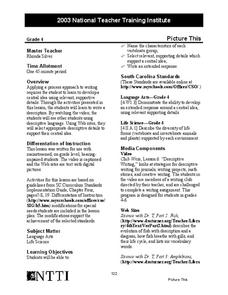 Write a Description Lesson Plan Write a Description Lesson Plan