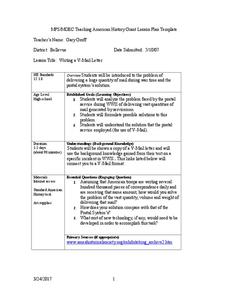 Writing a V-Mail Letter Lesson Plan Writing a V-Mail Letter Lesson Plan