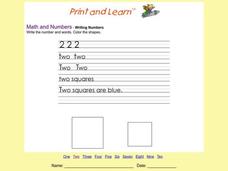 Writing Numbers Worksheet Writing Numbers Worksheet