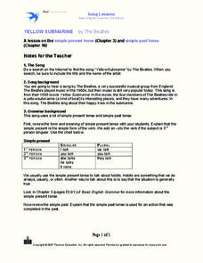 Yellow Submarine Lesson Plan Yellow Submarine Lesson Plan