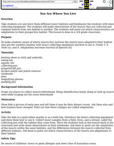 You Are Where You Live Lesson Plan You Are Where You Live Lesson Plan