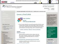 You Are What You Eat Lesson Plan You Are What You Eat Lesson Plan