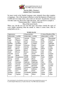 Zoo Animals Lesson Plan Zoo Animals Lesson Plan