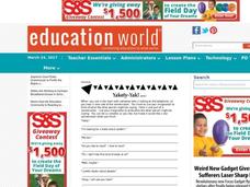 Yakety-Yak! Lesson Plan Yakety-Yak! Lesson Plan