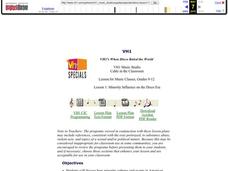 VH1's When Disco Ruled the World Lesson Plan VH1's When Disco Ruled the World Lesson Plan