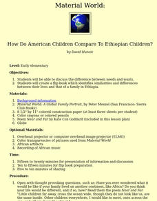 How Do American Children Compare To Ethiopian Children? Lesson Plan How Do American Children Compare To Ethiopian Children? Lesson Plan