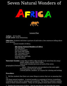 Seven Natural Wonders of Africa Lesson Plan Seven Natural Wonders of Africa Lesson Plan