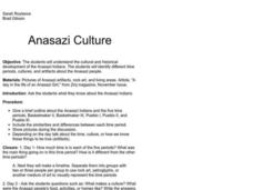 Anasazi Culture Lesson Plan Anasazi Culture Lesson Plan