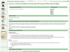A Visit to Deerfield: Learning about the layout of this colonial village Lesson Plan A Visit to Deerfield: Learning about the layout of this colonial village Lesson Plan