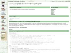 Conflict in the Frontier town of Deerfield Lesson Plan Conflict in the Frontier town of Deerfield Lesson Plan