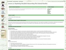 Populating Deerfield: A Workday for Researching the Colonial families Lesson Plan Populating Deerfield: A Workday for Researching the Colonial families Lesson Plan