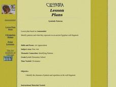 Symbolic Patterns Lesson Plan Symbolic Patterns Lesson Plan