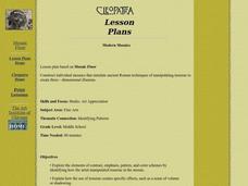 Modern Mosaics (Grades 6-8) Lesson Plan Modern Mosaics (Grades 6-8) Lesson Plan