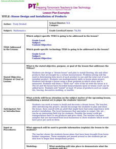 House Design and Installation of Products Lesson Plan House Design and Installation of Products Lesson Plan