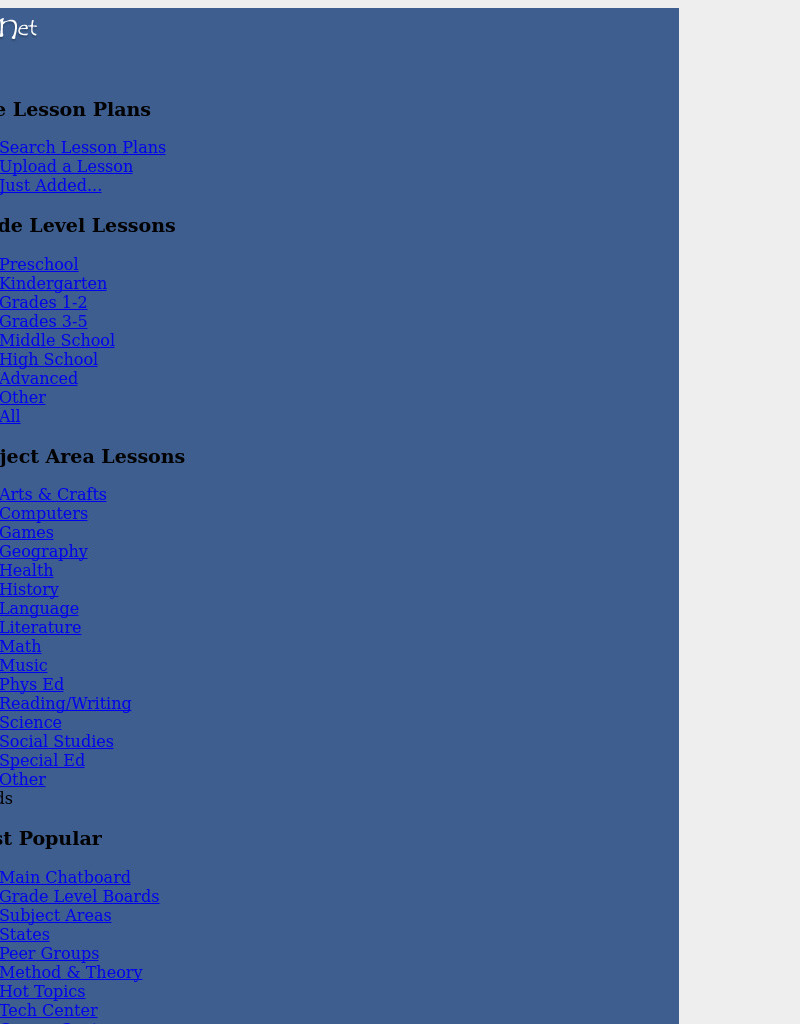 Lesson Exchange: Senses Poem (Elementary, Language) Lesson Plan Lesson Exchange: Senses Poem (Elementary, Language) Lesson Plan