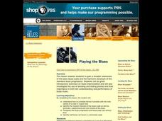 Music Education, Playing the Blues Lesson Plan Music Education, Playing the Blues Lesson Plan