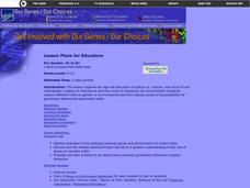 It's Genetic--Or Is It? Lesson Plan It's Genetic--Or Is It? Lesson Plan