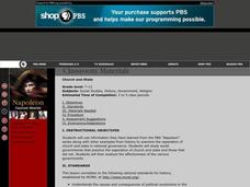 Social Studies: Church and State Lesson Plan Social Studies: Church and State Lesson Plan