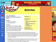 Making Footprints Lesson Plan Making Footprints Lesson Plan