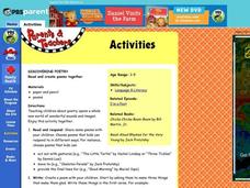 Discovering Poetry Lesson Plan Discovering Poetry Lesson Plan