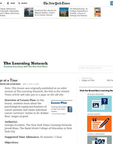 One Stage at a Time Lesson Plan One Stage at a Time Lesson Plan