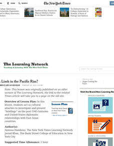 Out On A Limb In The Pacific Rim? Lesson Plan Out On A Limb In The Pacific Rim? Lesson Plan