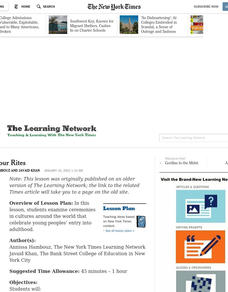 Know Your Rites Lesson Plan Know Your Rites Lesson Plan