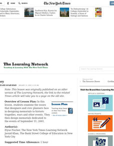 In Memory Lesson Plan In Memory Lesson Plan
