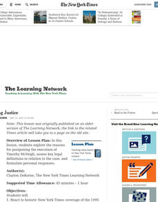 Executing Justice Lesson Plan Executing Justice Lesson Plan