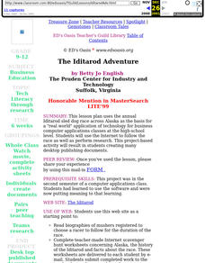 The Iditarod Adventure Lesson Plan The Iditarod Adventure Lesson Plan