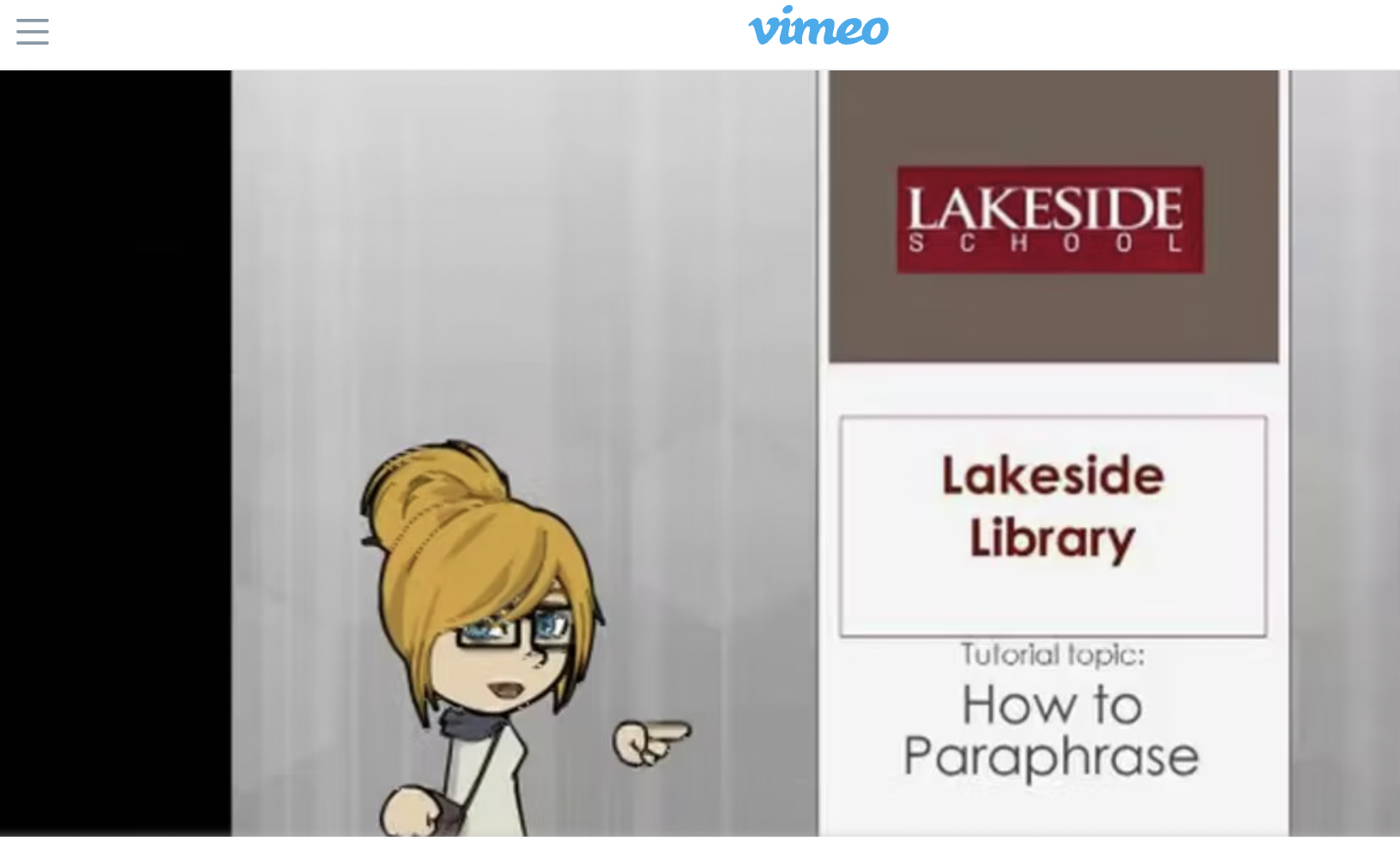 How to Paraphrase Instructional Video How to Paraphrase Instructional Video