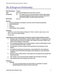 The Pythagorean Relationship Lesson Plan The Pythagorean Relationship Lesson Plan