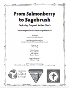 From Salmonberry to Sagebrush - Exploring Oregon’s Native Plants Unit Plan From Salmonberry to Sagebrush - Exploring Oregon’s Native Plants Unit Plan