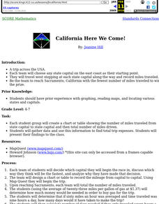 California Here We Come! Lesson Plan California Here We Come! Lesson Plan
