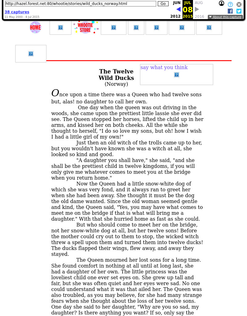 Twelve Wild Ducks (Norway) Worksheet Twelve Wild Ducks (Norway) Worksheet