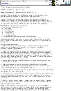 Usage and Interpretation of Graphs Lesson Plan Usage and Interpretation of Graphs Lesson Plan
