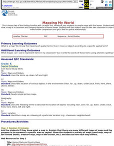 Mapping My World Lesson Plan Mapping My World Lesson Plan