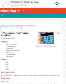 "Photograph Math" Word Problems Lesson Plan "Photograph Math" Word Problems Lesson Plan