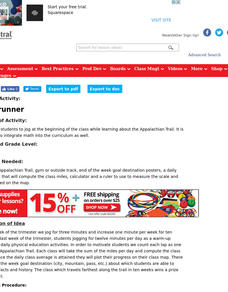 Ridgerunner Lesson Plan Ridgerunner Lesson Plan