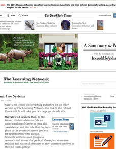One China, Two Systems Lesson Plan One China, Two Systems Lesson Plan