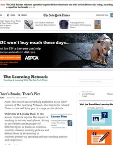 Where There's Smoke, There's Fire Lesson Plan Where There's Smoke, There's Fire Lesson Plan