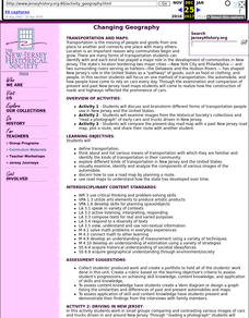 Changing Geography Lesson Plan Changing Geography Lesson Plan