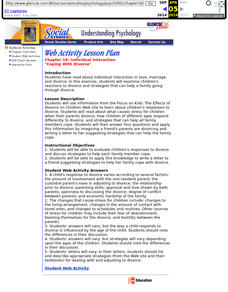 Coping With Divorce Lesson Plan Coping With Divorce Lesson Plan
