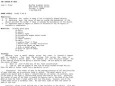 The Center of Mass Lesson Plan The Center of Mass Lesson Plan