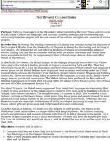 Northwest Connections Lesson Plan Northwest Connections Lesson Plan