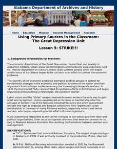 STRIKE!!! Lesson Plan STRIKE!!! Lesson Plan