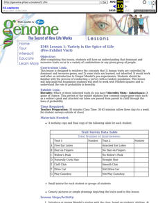 EMS Lesson 1: Variety is the Spice of Life Lesson Plan EMS Lesson 1: Variety is the Spice of Life Lesson Plan
