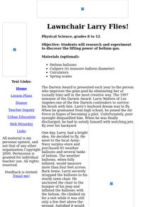 Lawnchair Larry Flies! Lesson Plan Lawnchair Larry Flies! Lesson Plan