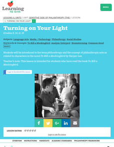 Turning on Your Light Lesson Plan Turning on Your Light Lesson Plan